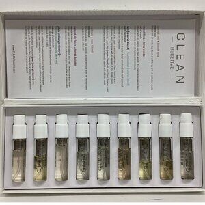 MSRP $38 | Clean Reserve Discovery Layering Set – 9-Piece Sample Spray Set – NIB